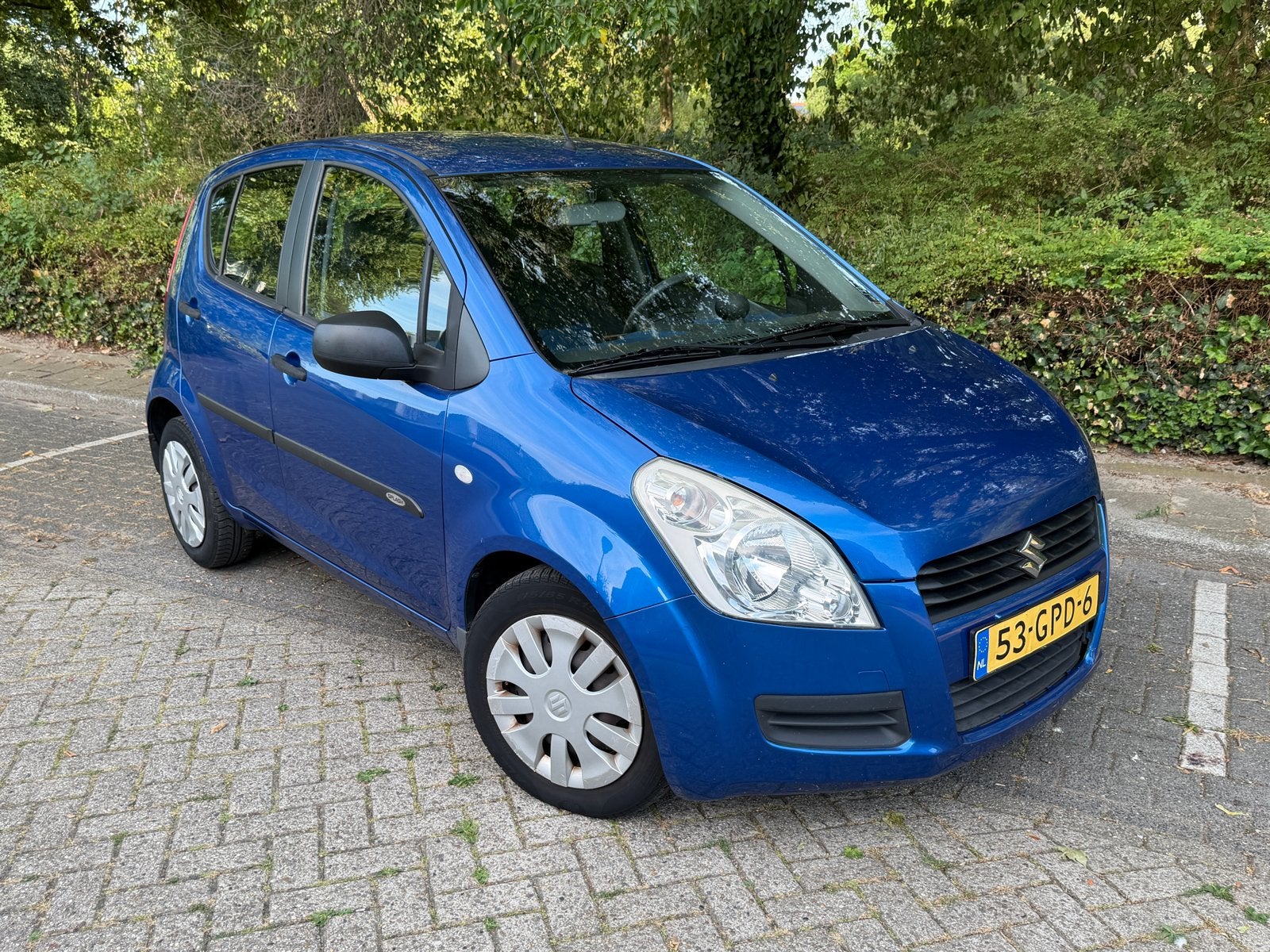 Suzuki Splash 1.0 2008 comfort airco 1e eig. onderhoudboekje, Auto's, Suzuki, Stof, 31 €/maand, Blauw, 996 cc