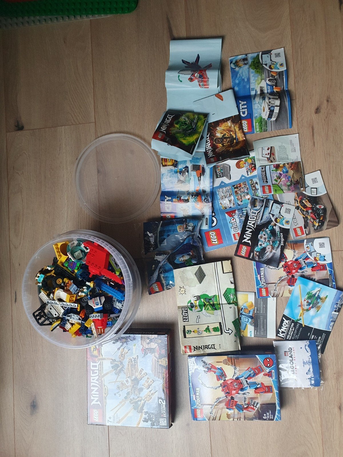 Grote partij LEGO met diverse sets en instructieboekjes, Gebruikt, Lego, Inclusief instructies, Ophalen of Verzenden