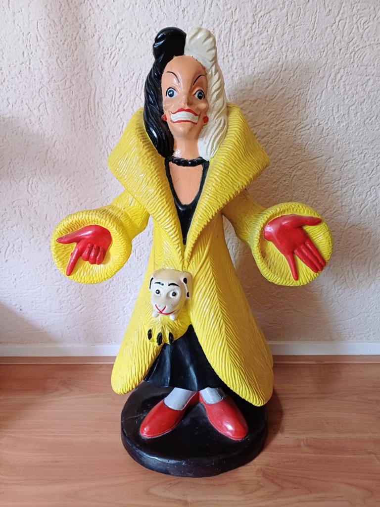 Uniek groot Cruella de Ville beeld, McDonald's display, Verzamelen, Disney, Ophalen, Beeldje of Figuurtje