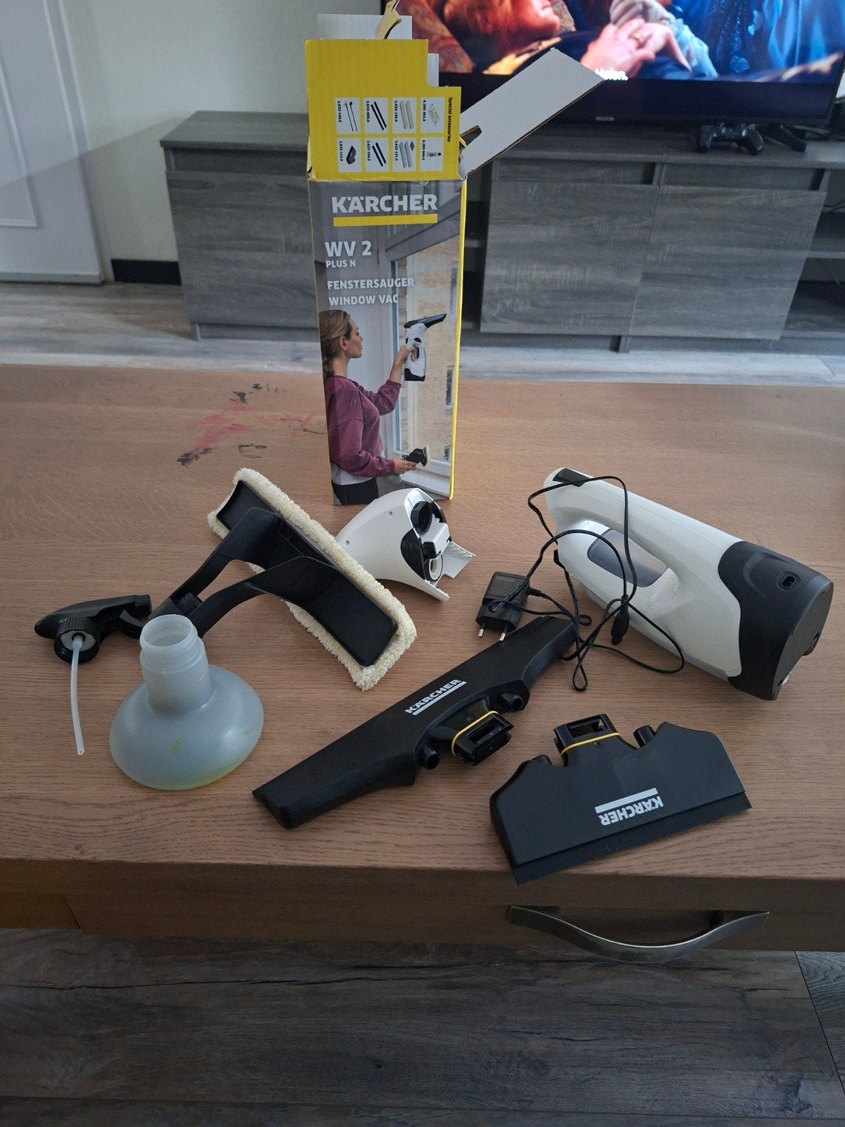 Kärcher WV 2 Plus N Window Vac - Raamwisser, Ophalen of Verzenden, Raamwisser of Trekker