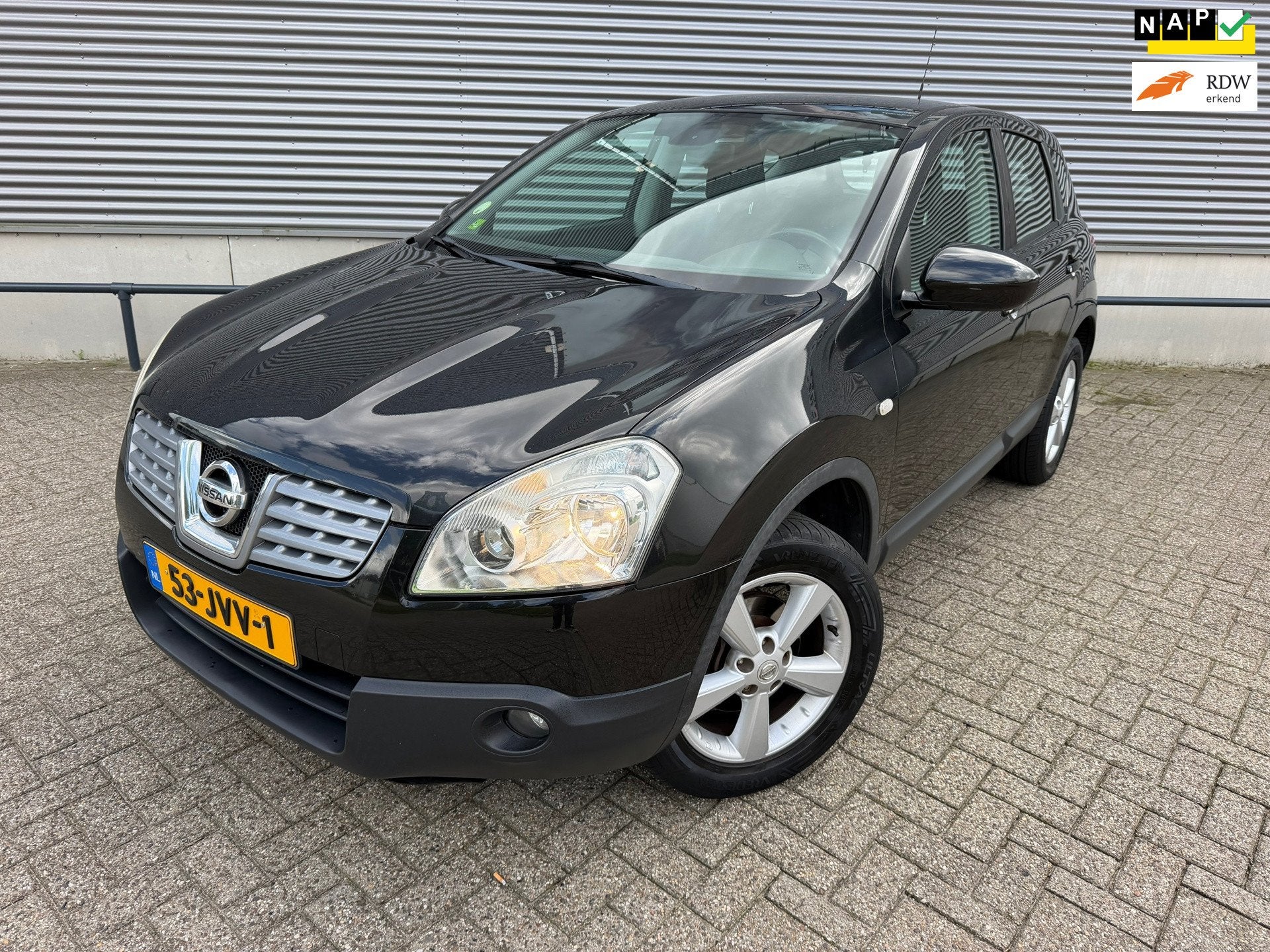 Nissan Qashqai 2.0 Tekna, Stof, Zwart, 4 cilinders, Zwart