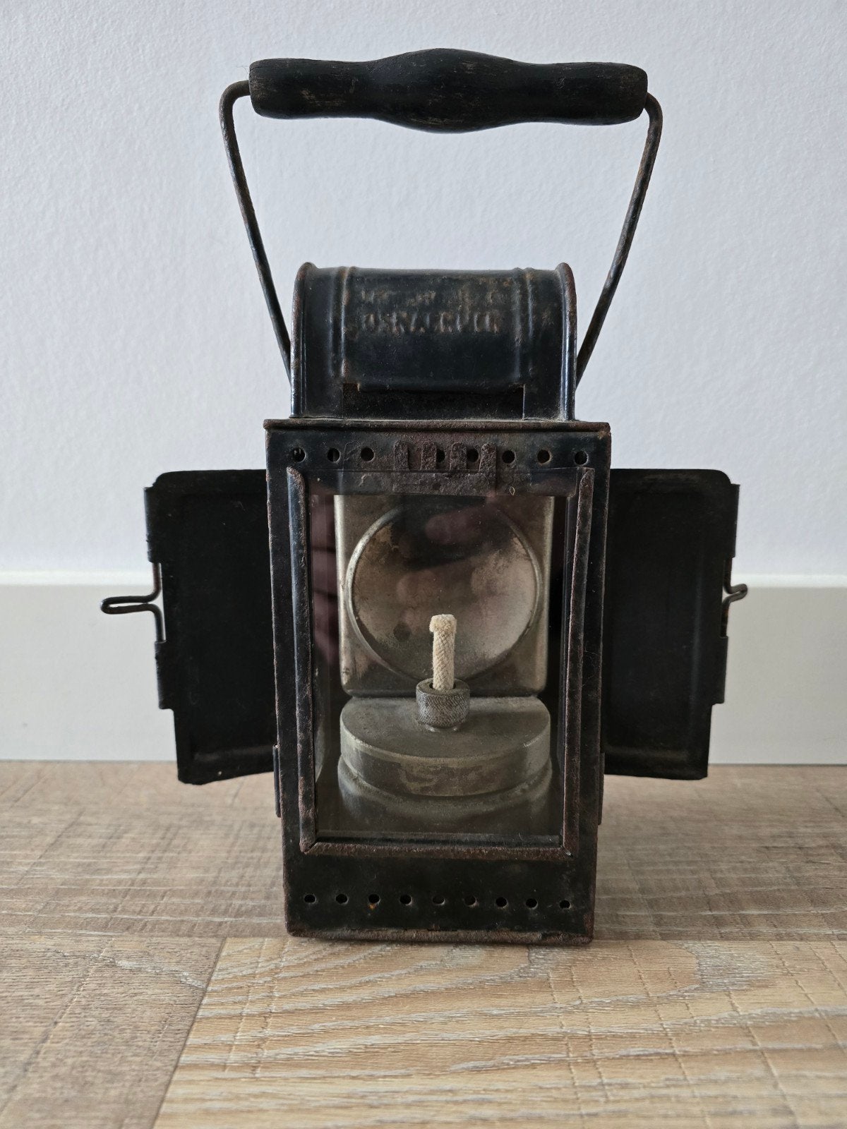 Osnabrück German Railroad Miners Carbide Lantern 1930 €69, Antiek en Kunst, Ophalen of Verzenden