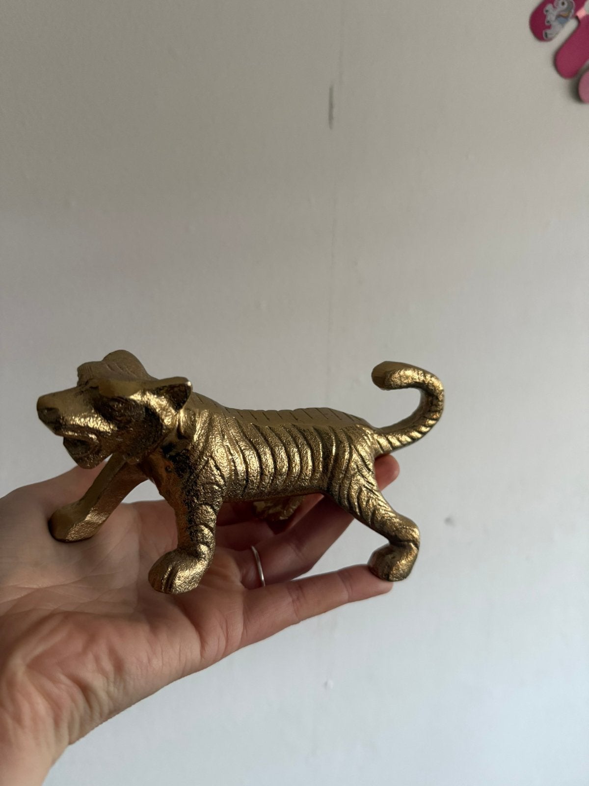 decoratie tijger klein, Ophalen, Zo goed als nieuw