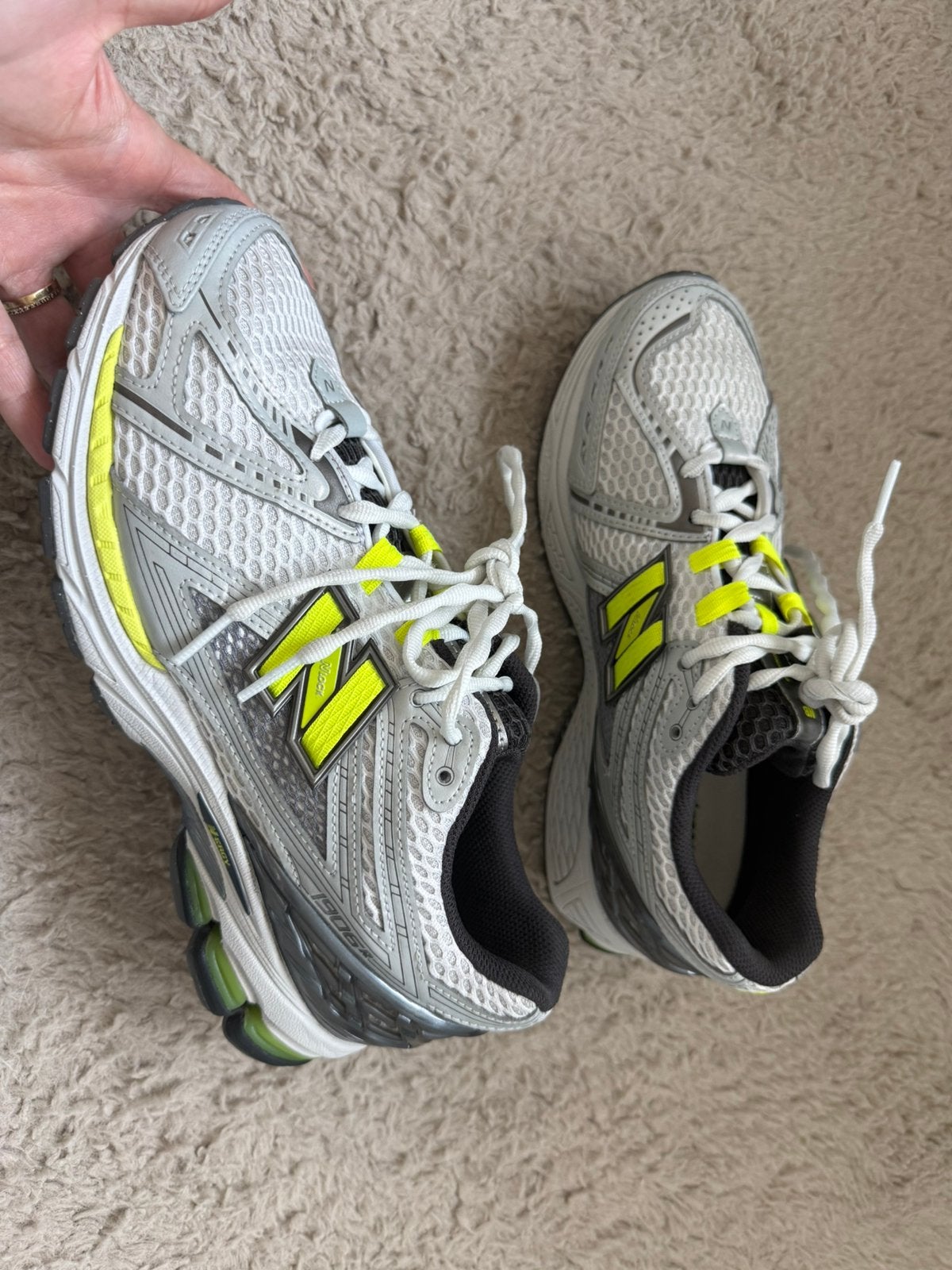 New Balance 1906 Light silver metallic green 41,5, Kleding | Heren, Schoenen, Verzenden, Zo goed als nieuw, Overige kleuren