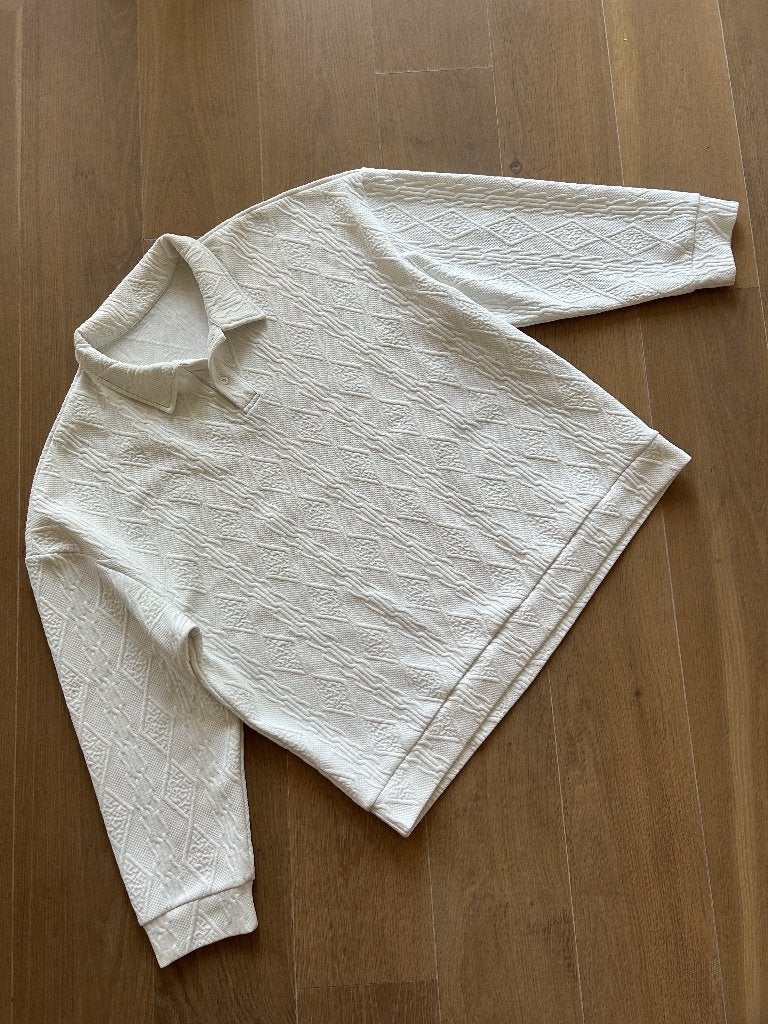 Witte oversized trui - mt L, Ophalen of Verzenden, Zo goed als nieuw, Maat 46/48 (XL) of groter, Wit