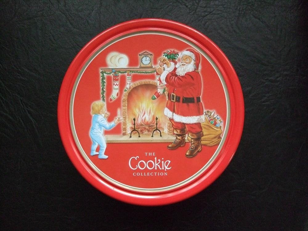 Koekblik the cookie collection, rond, Ophalen of Verzenden, Gebruikt, Koek(jes), Overige merken