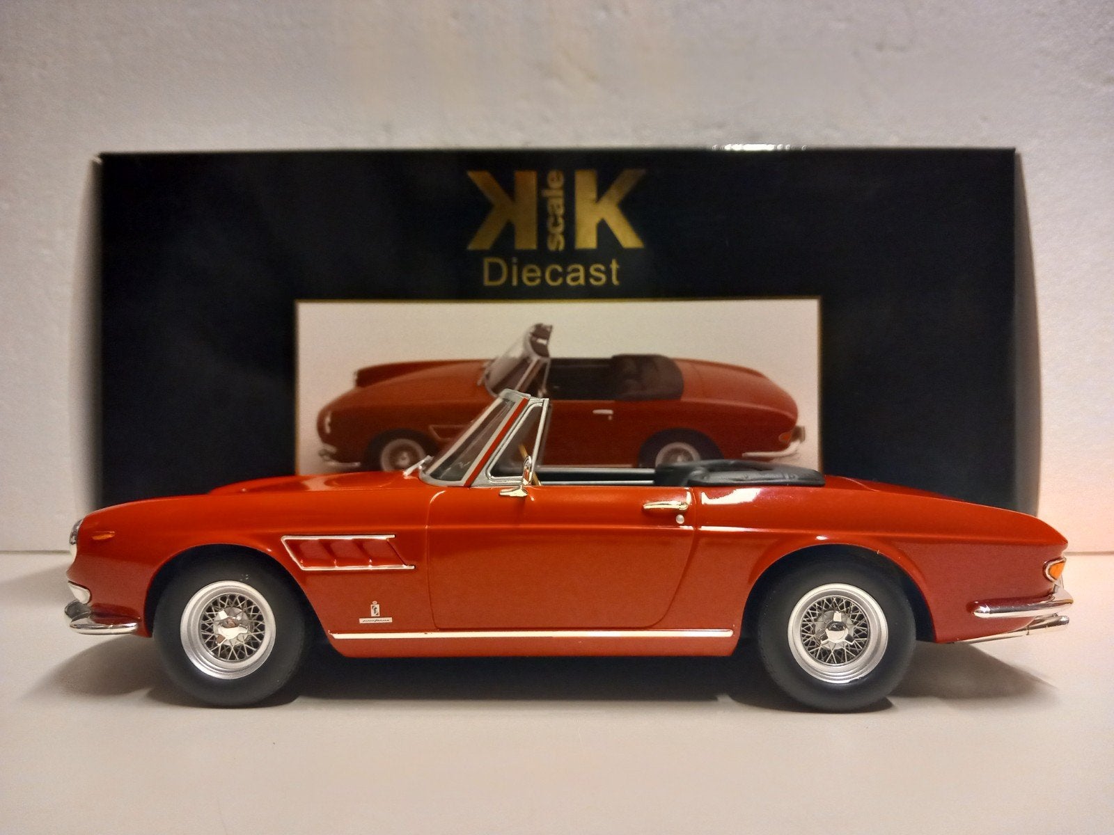 Ferrari 275 GTS Spyder rood Limited KK 1:18 KRD, Ophalen of Verzenden, Zo goed als nieuw, Auto, Overige merken