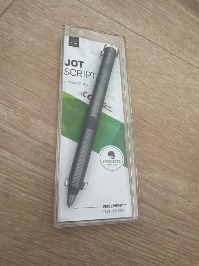 Adonit Jot Script 1 Evernote Edition Stylus - Zilver/Grijs, Ophalen of Verzenden, Gebruikt, Draadloos