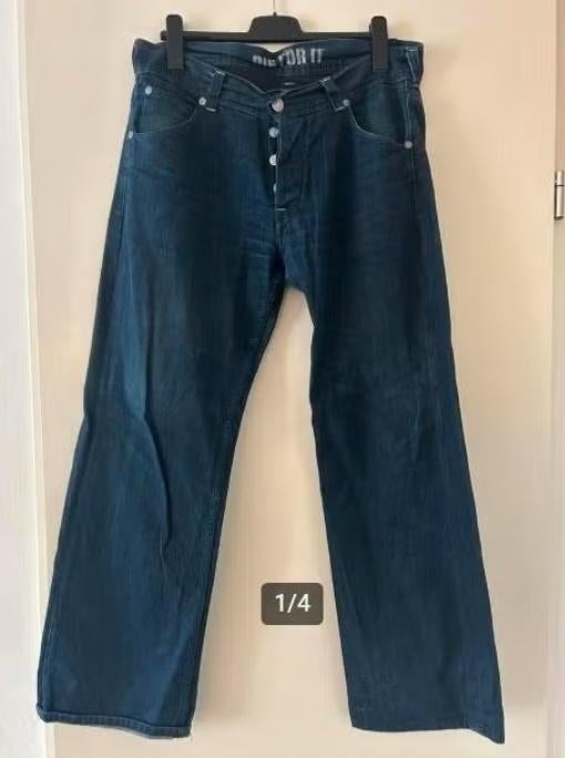 Blauwe `Die for it` jeans W34 - L34 (NIEUW), Kleding | Heren, Die for it, Blauw, Nieuw, Ophalen of Verzenden