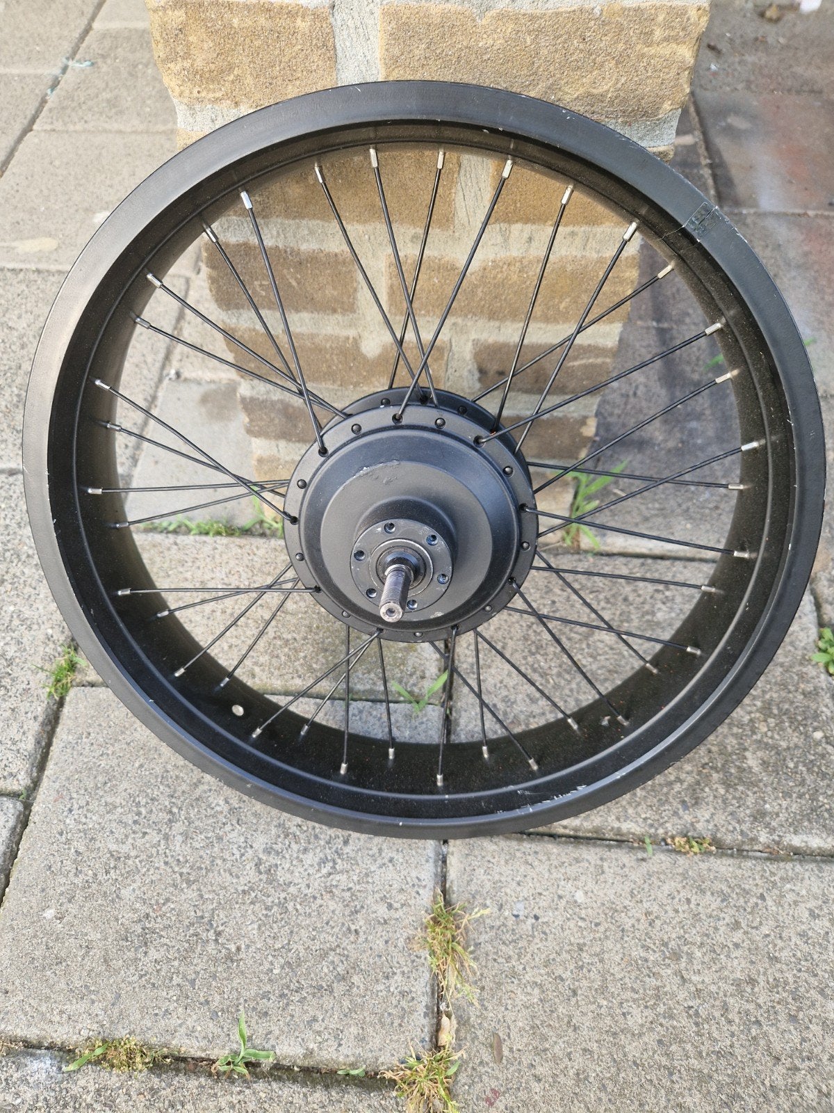 Elektrische fiets achterwiel met motor 20 inch, Ophalen of Verzenden, Elektrische fiets, Motor