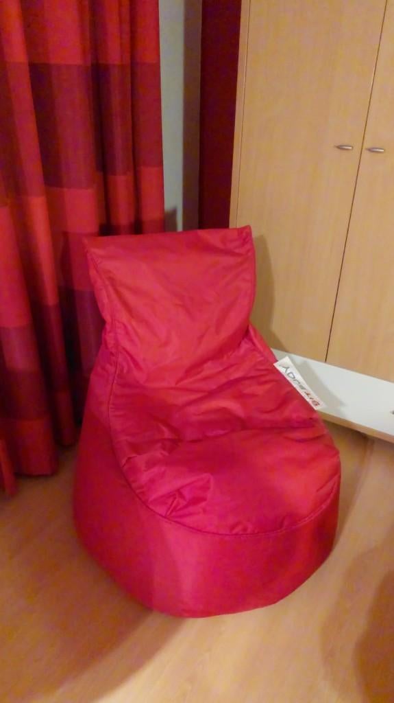 Zitzak Sit&Joy Rood, Ophalen, Gebruikt, Rood, Zitzakstoel