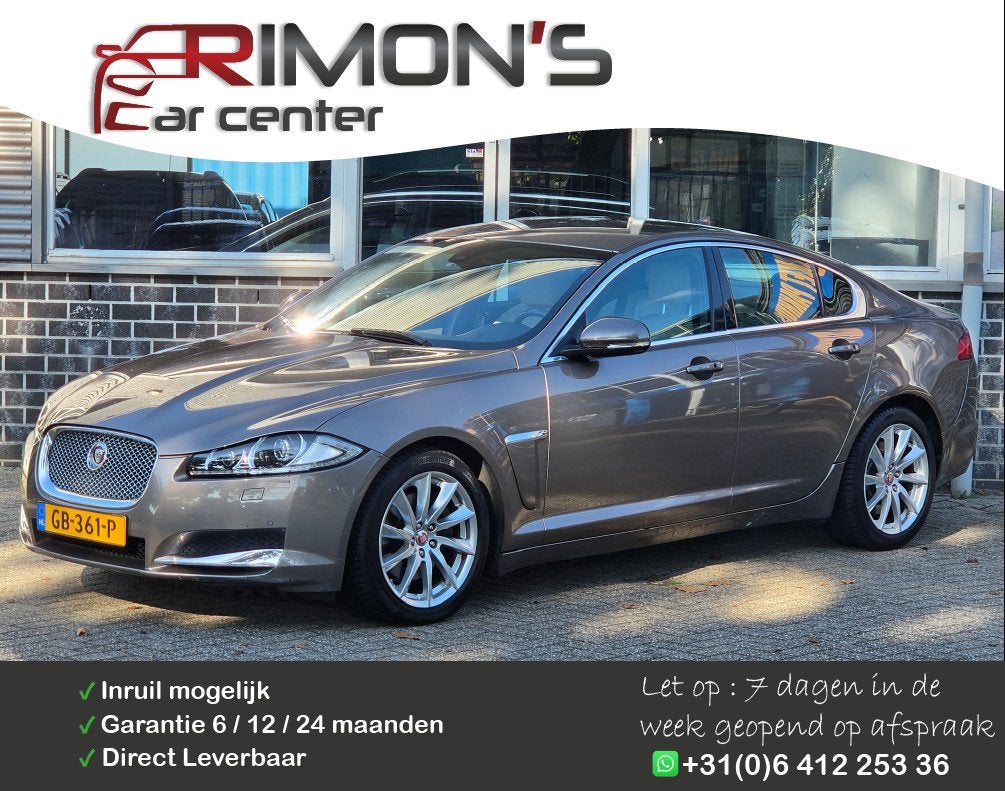 Jaguar XF 2.2D Automaat Leder Licht Schaaf Schade Nap, Auto's, Automaat, Euro 5, Achterwielaandrijving, Gebruikt