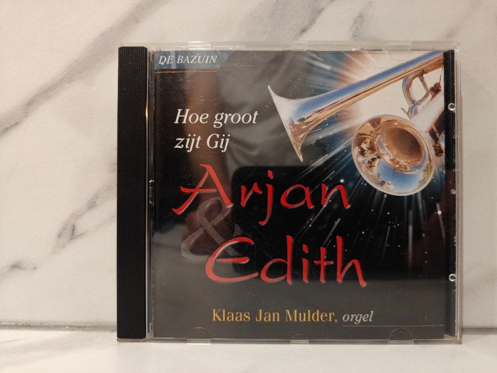 cd Arjan & Edith, trompet & Klaas Jan Mulder, orgel., Ophalen of Verzenden, Gebruikt, Klassieke kerkmuziek, Orgel