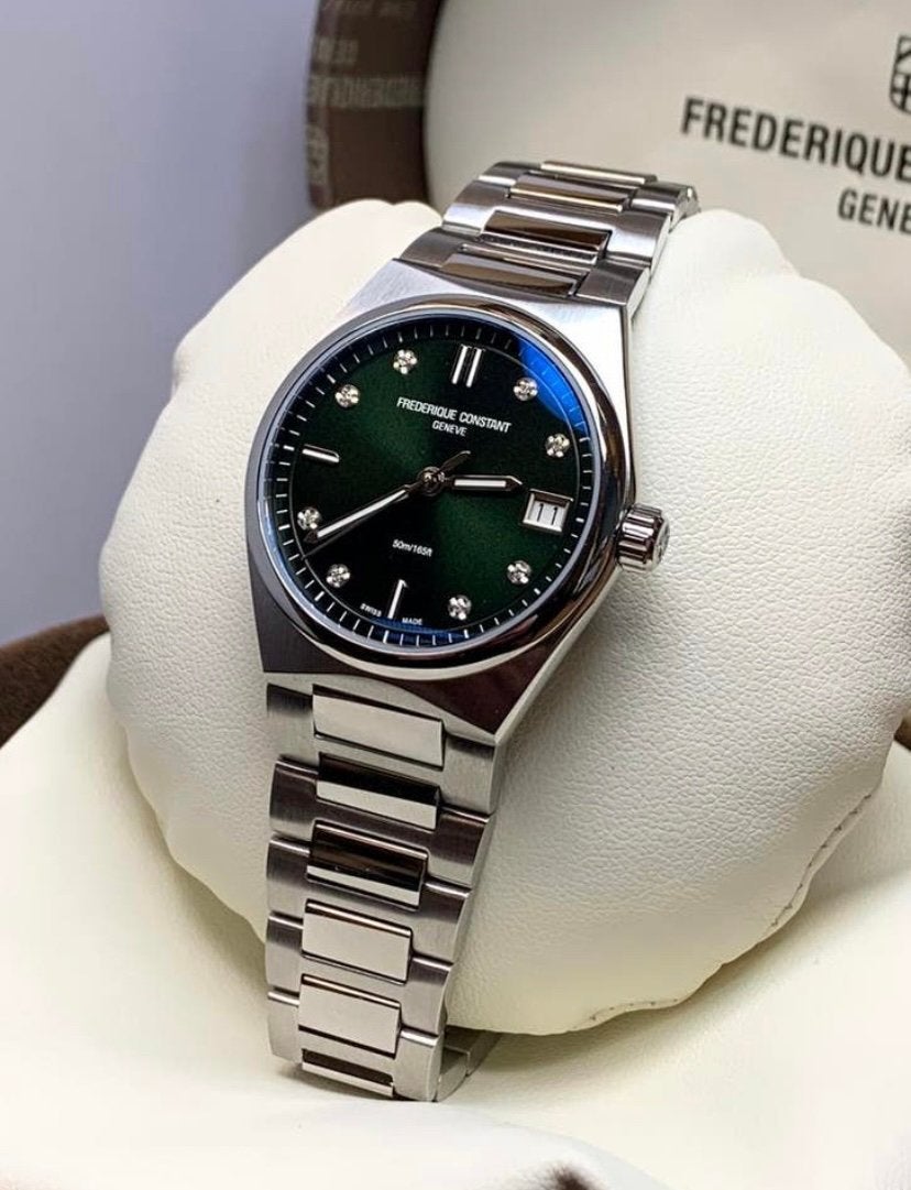 Frederique Constant Highlife Ladies Quartz, Staal, Staal, ., Polshorloge