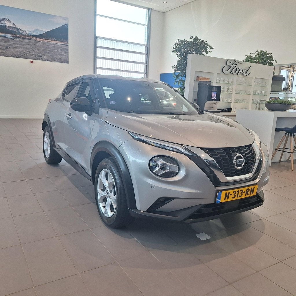 Nissan Juke 1.0 DIG-T N-Connecta | Achteruitrijcamera | Crui, Auto's, Nissan, Voorwielaandrijving, 12 maanden, Stof, Euro 6