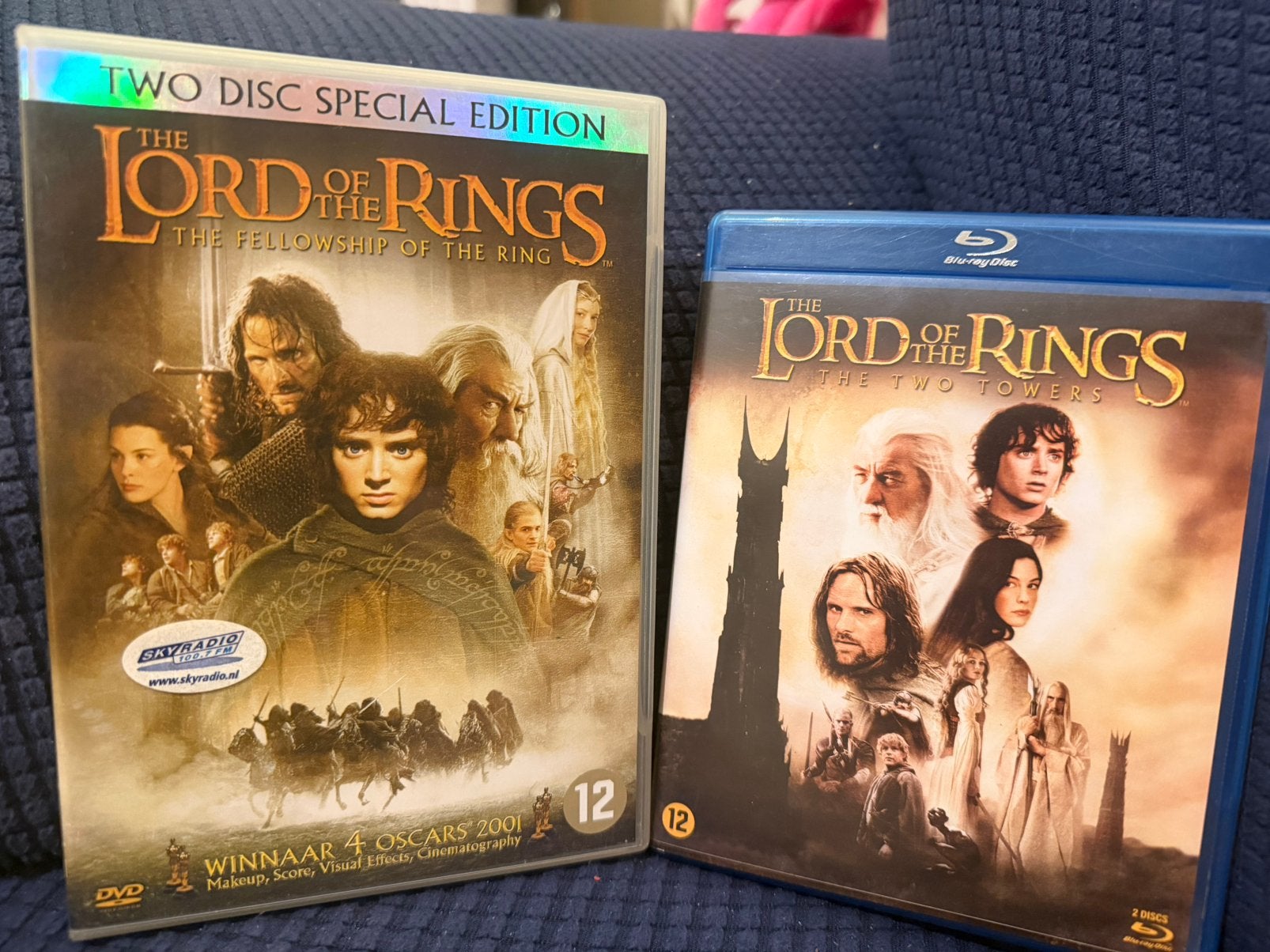 Lord of The Rings DVD’s  ( 2 stuks ), Vanaf 12 jaar, Ophalen of Verzenden, Zo goed als nieuw