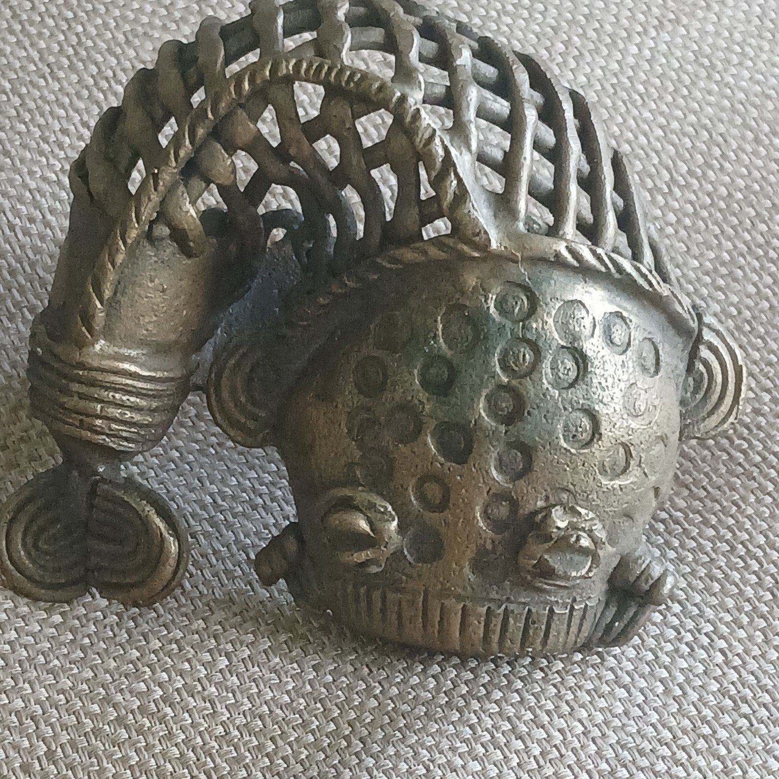 goudgewicht, Moddervis Ashanti Ghana, Antiek en Kunst, Ophalen of Verzenden