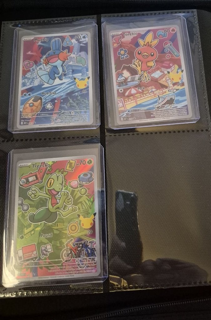 Pokémon Celebrations Mudkip, Torchic, Treecko Kaarten, Ophalen of Verzenden, Nieuw, Meerdere kaarten