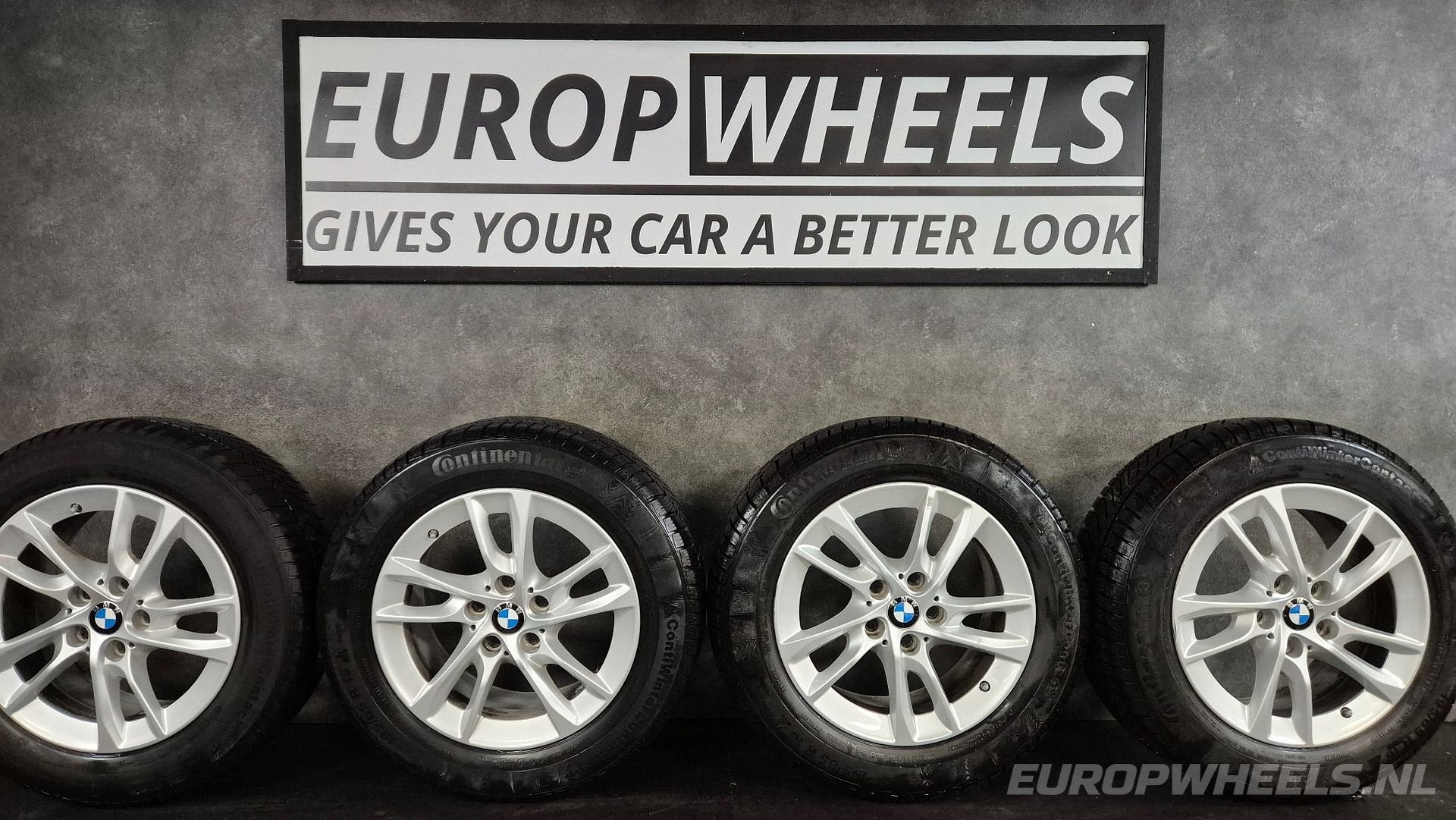 16 inch BMW F45 F46 Active/Gran Tourer velgen winterbanden, Auto-onderdelen, Gebruikt, -, Banden en Velgen, 195 mm