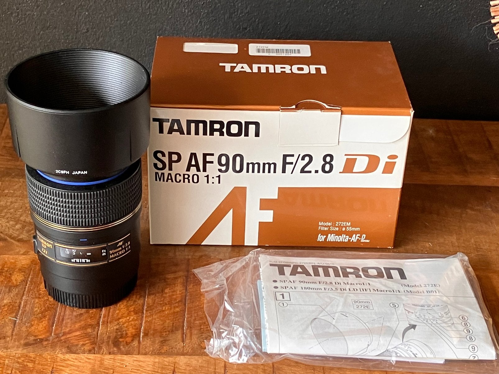 Tamron AF 90mm Macro 1:1 F2.8 voor Sony Alpha. A-mount, Ophalen of Verzenden, Zo goed als nieuw, Macrolens