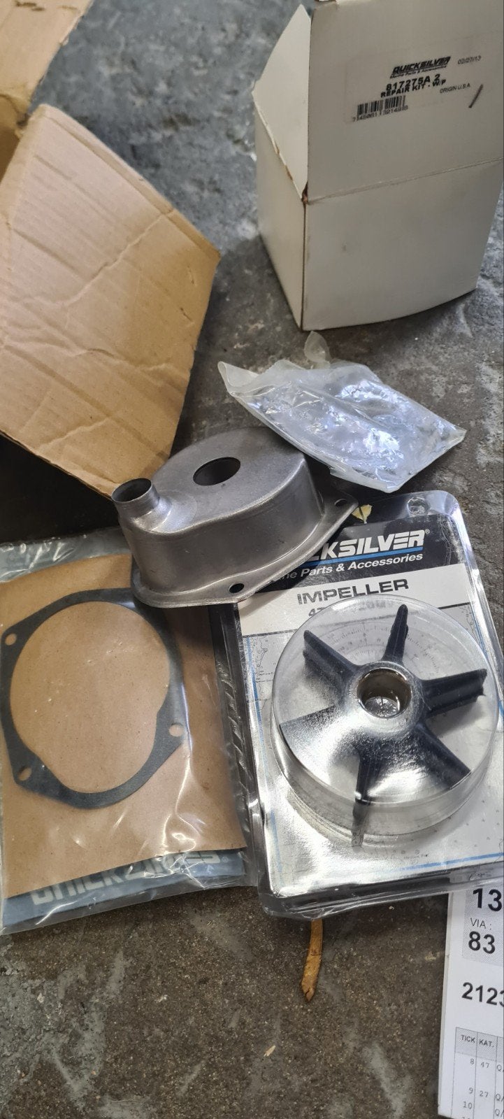Quicksilver Impeller Kit 47-43026Q02 voor buitenboordmotor, Ophalen of Verzenden, Nieuw, Motor en Techniek
