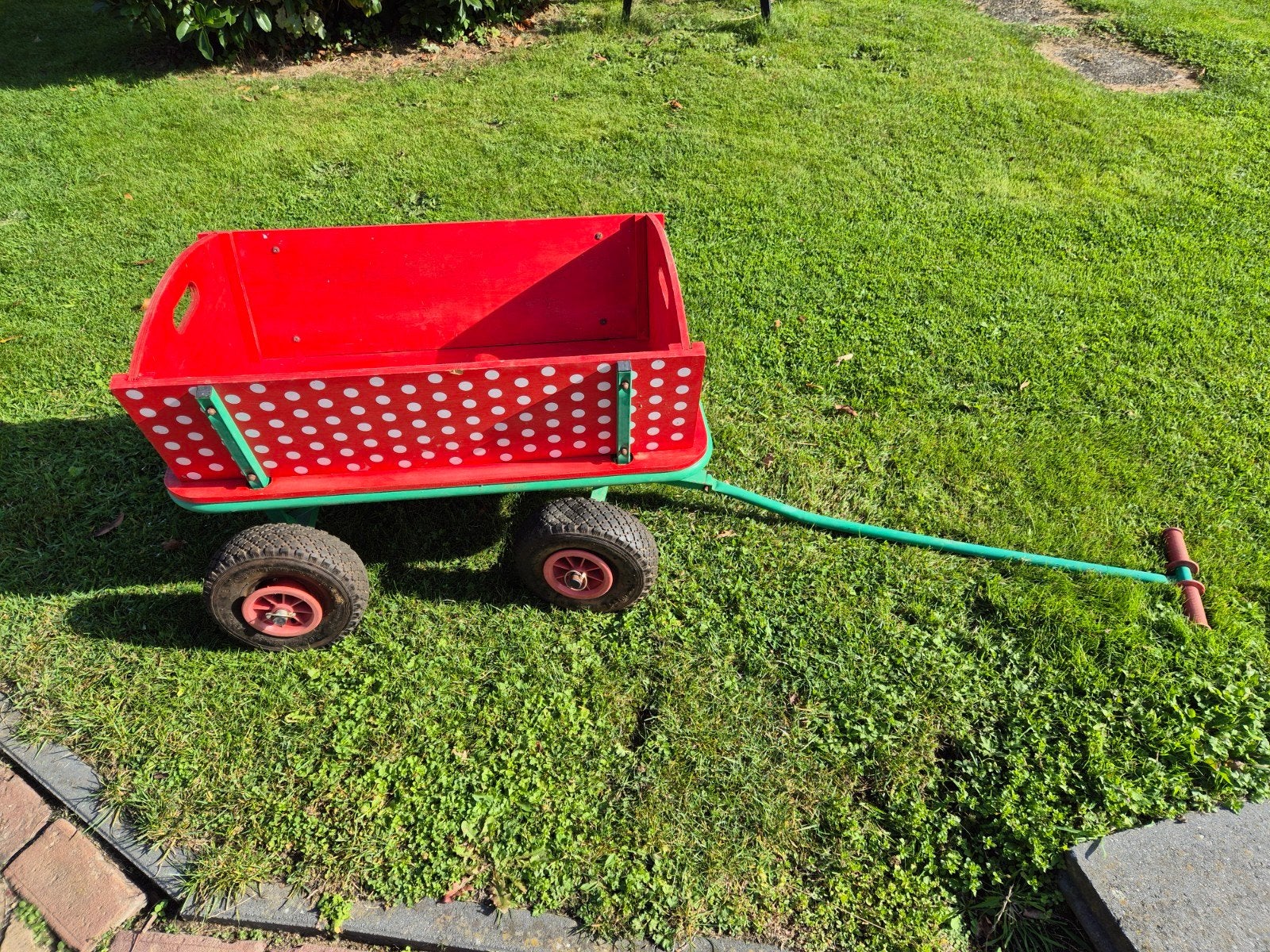 superleuke houten bolderkar, Ophalen, Gebruikt