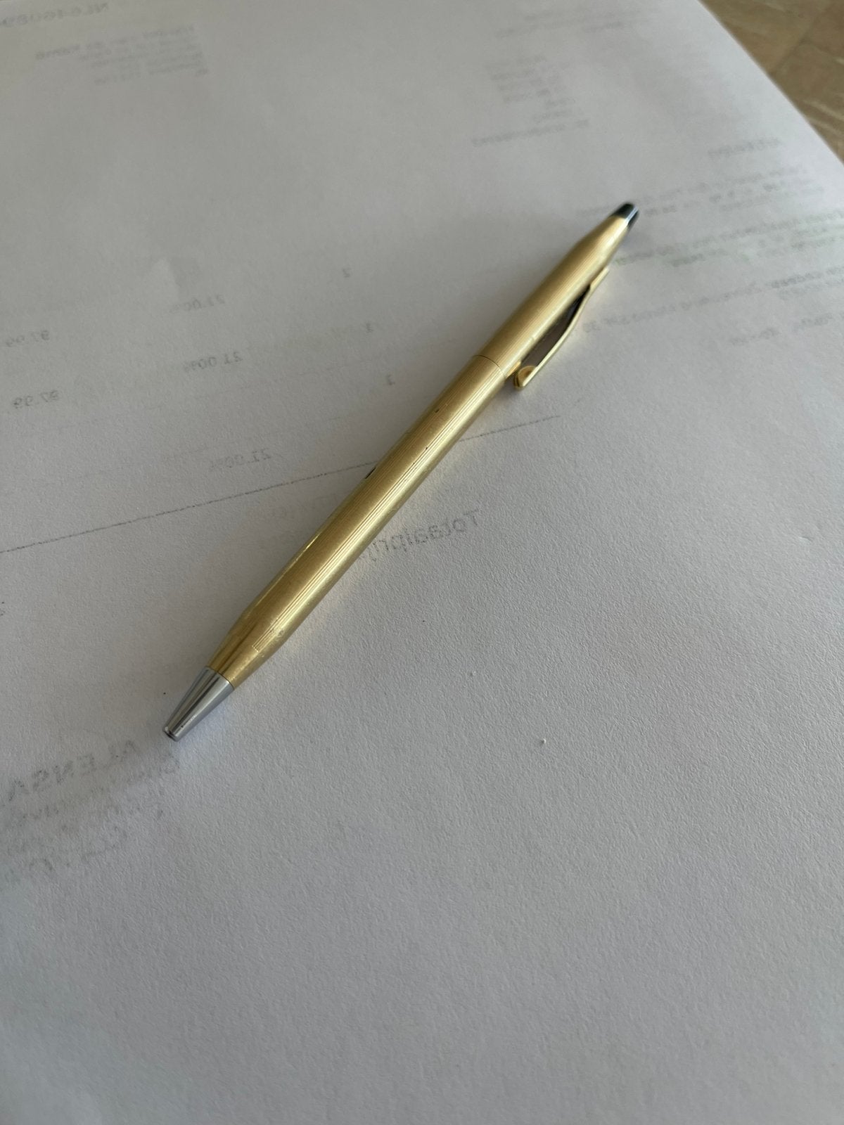 Cross Classic Century 10KT Rolled Gold Made in Ireland, Verzamelen, Ophalen of Verzenden, Gebruikt, Balpen, Cross