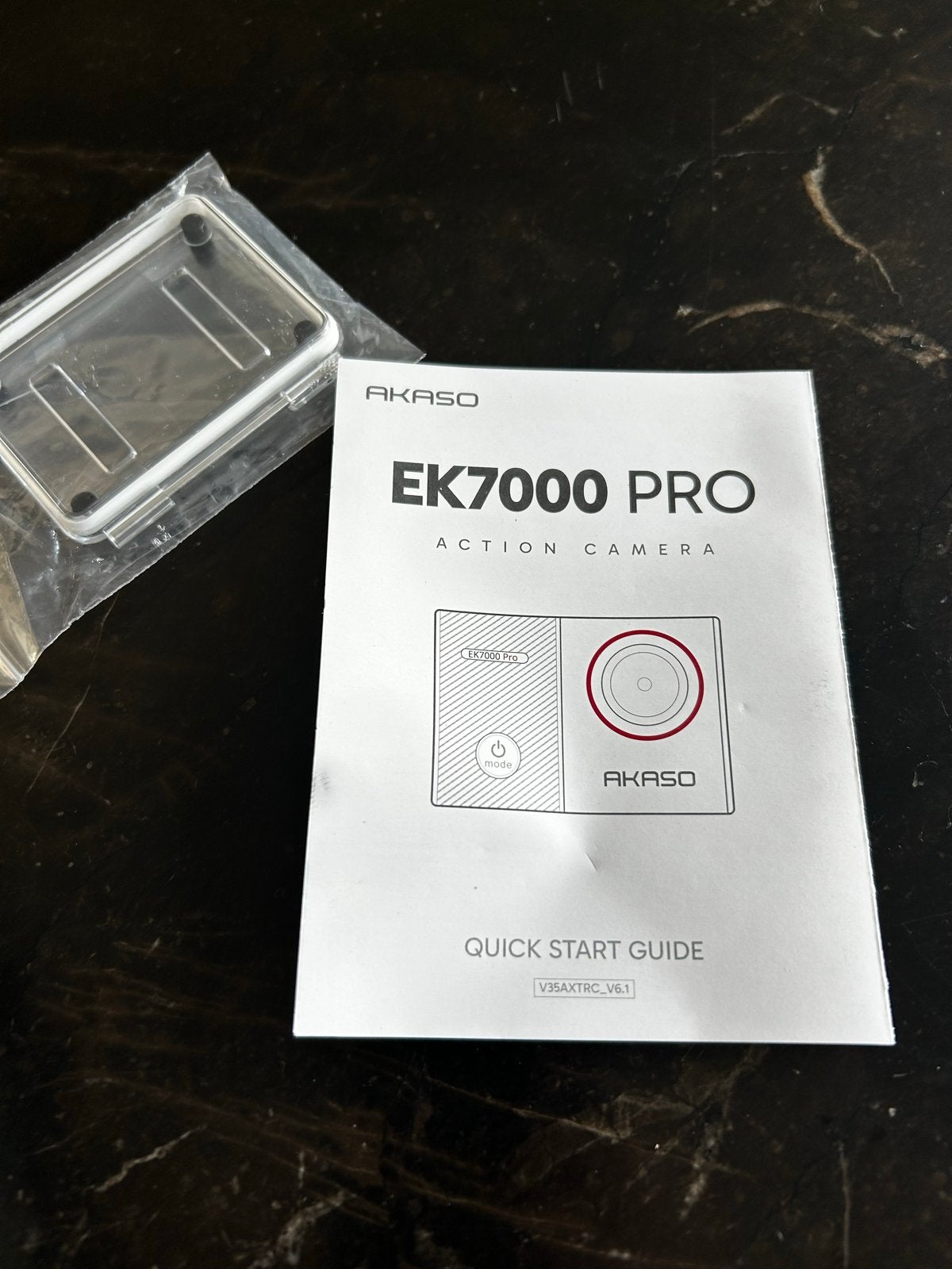 AKASO EK7000 Pro action camera met accessoires, Ophalen, Nieuw, Overige merken