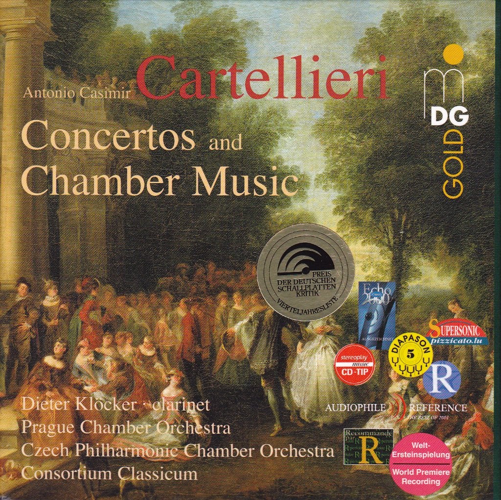 Antonio Cartellieri Concertos and Chamber Music ( 5 cd ), Ophalen of Verzenden, Classicisme, Zo goed als nieuw, Overige typen