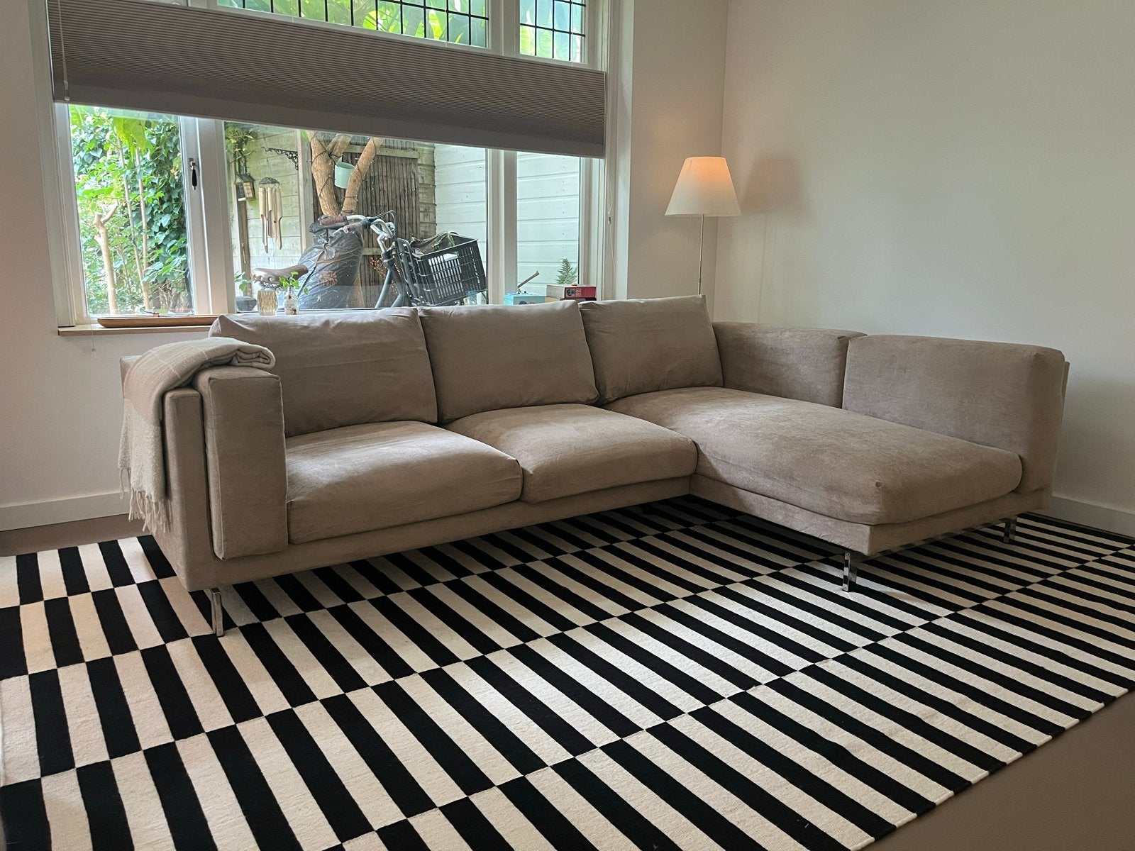 IKEA Nockeby bank - met complete nieuwe hoes, Ophalen, 250 tot 300 cm, Gebruikt, 100 tot 125 cm