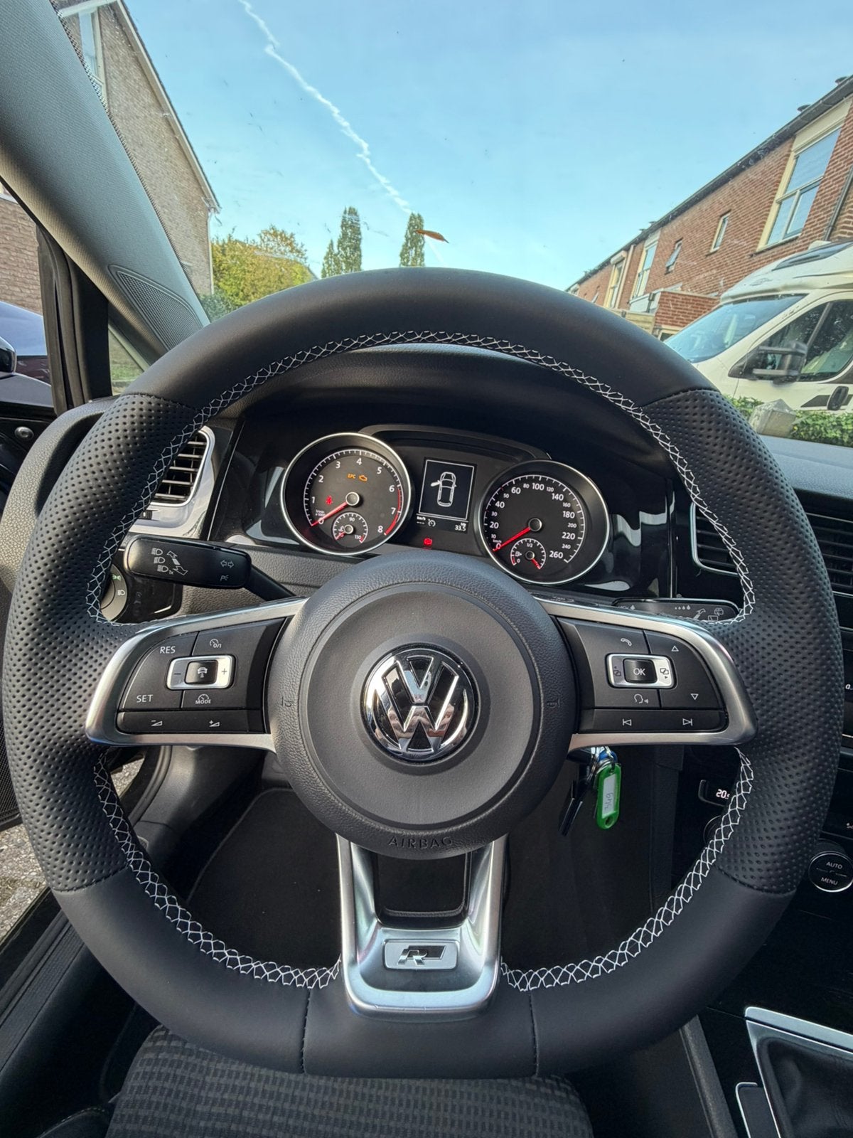 Volkswagen Golf 7 Multifunctioneel Leder Stuur in Nieuwstaat, Auto-onderdelen, Ophalen of Verzenden, Nieuw, Volkswagen