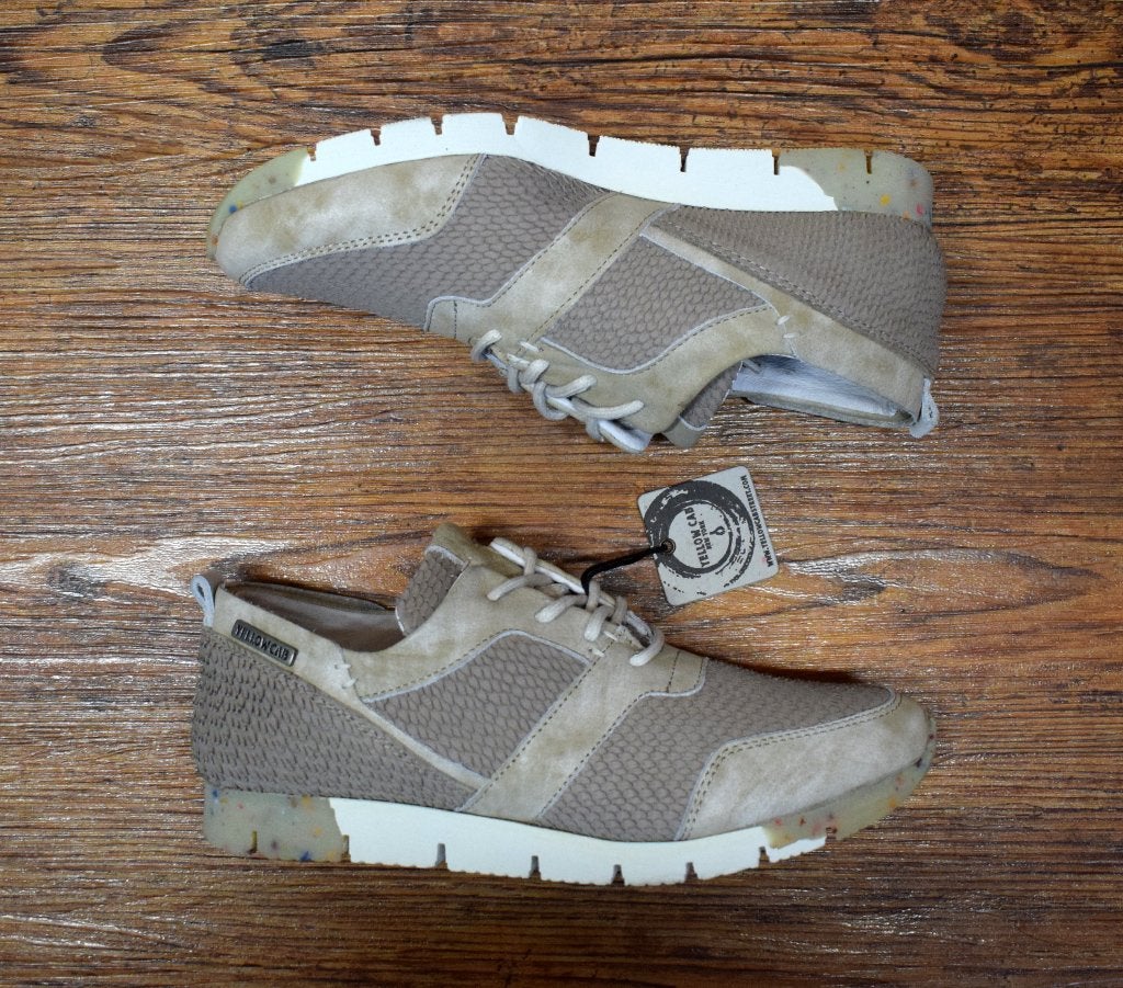 YELLOW CAB - leren TOPIC sneakers taupe - maat 39, Overige kleuren, Nieuw, Ophalen of Verzenden, Yellow Cab