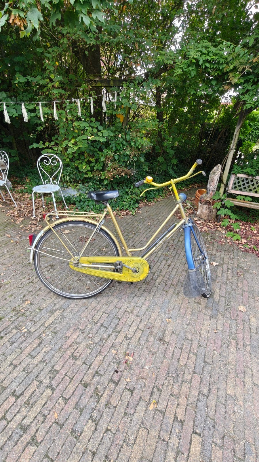 Vintage Damesfiets - Gouden Klassieker, Versnellingen, Trommelrem, Ophalen, Overige merken