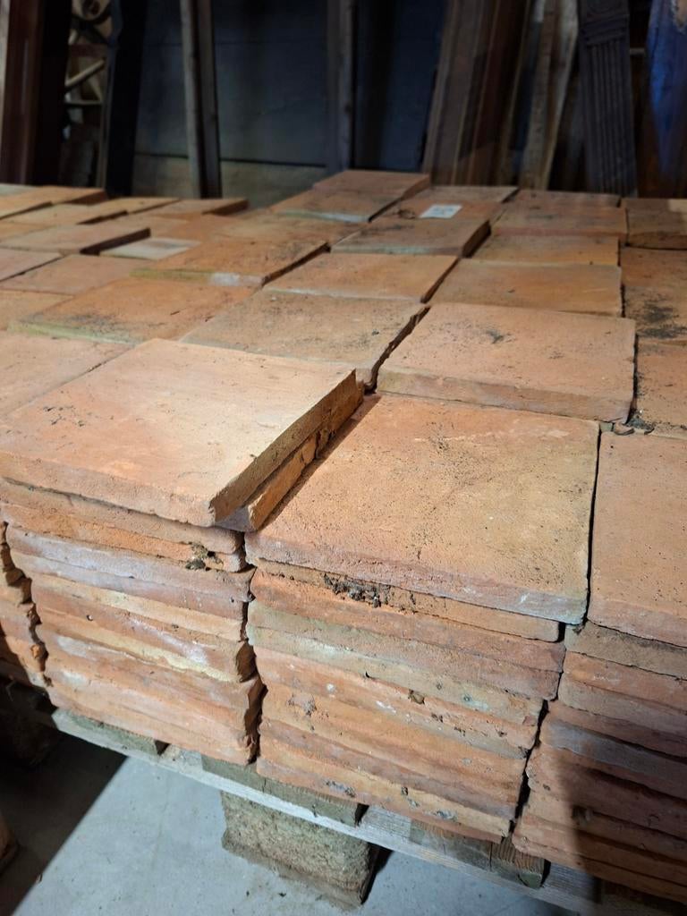 Estrikken 20x20x2 cm terra gekleurd - 24 m2, Ophalen, Nieuw, 10 m² of meer, 10 tot 30 cm