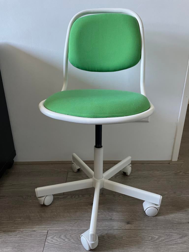 IKEA Kinder Bureaustoel - Groen, Ophalen of Verzenden, Gebruikt, Groen, Bureaustoel