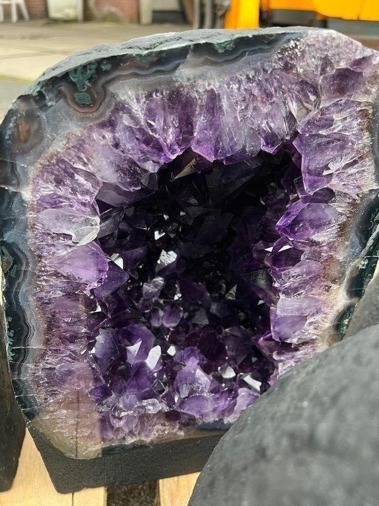 Amethist geodes/kathedraal, Ophalen, Mineraal