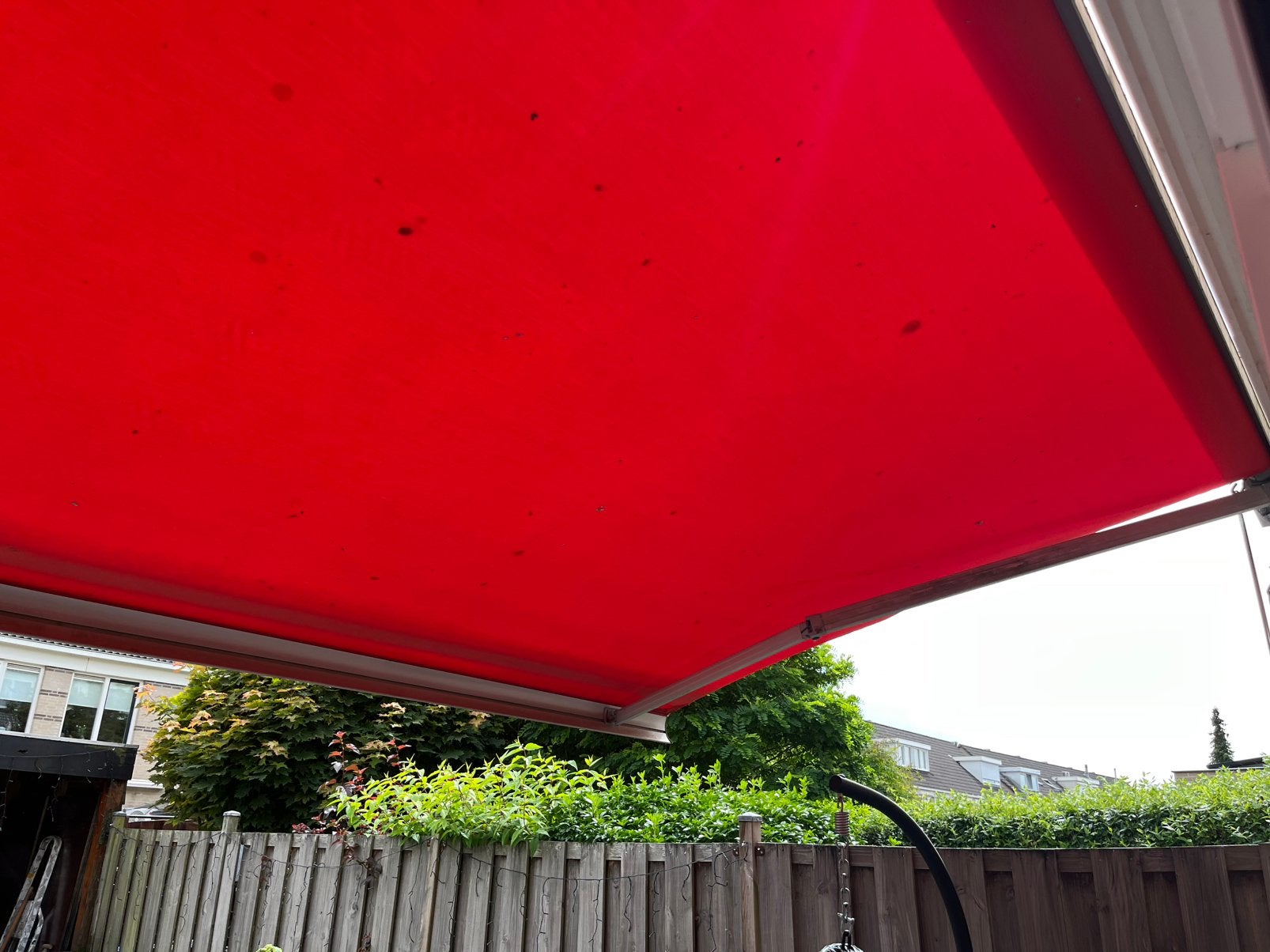 Zonnescherm, handmatig, gratis af te halen!, Ophalen, Gebruikt, 450 cm of meer, 150 tot 300 cm