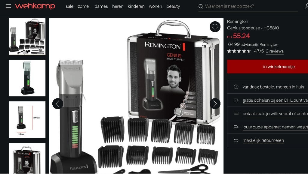 Remington HC5810 Genius Tondeuse Set – Luxe Koffer (NIEUW), Sieraden, Tassen en Uiterlijk, Uiterlijk | Haarverzorging, Ophalen of Verzenden