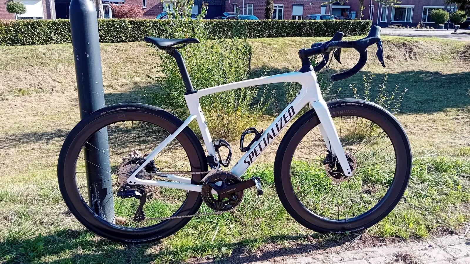 Racefiets Specialized Roubaix | Shimano 105 Di2 | 56 cm, 28 inch, Carbon, Zo goed als nieuw, Meer dan 20 versnellingen