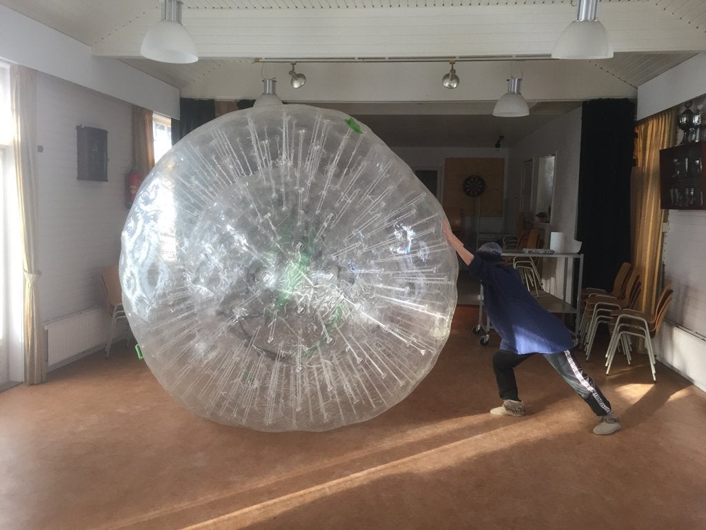 ZORB Ball, Ophalen, Gebruikt