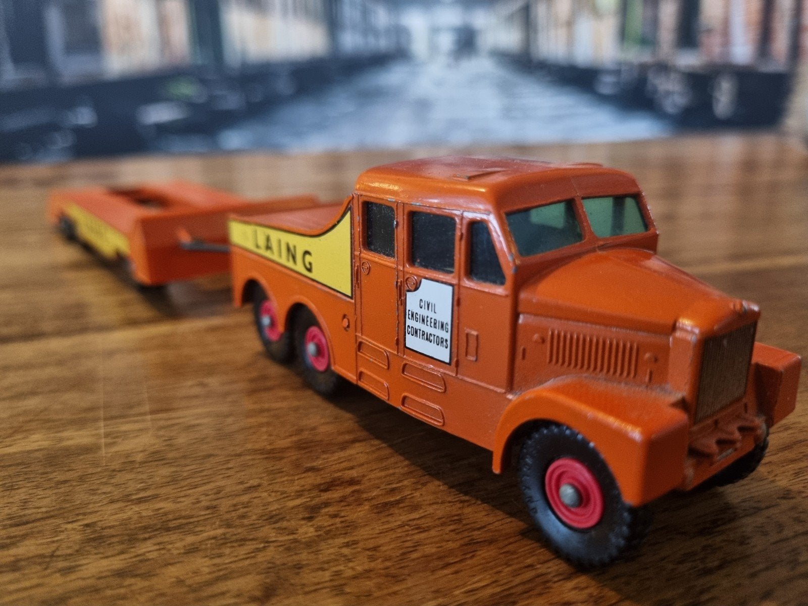 Matchbox King Size K-8 Scammell 6x6 Tractor Laing, Ophalen of Verzenden, Gebruikt