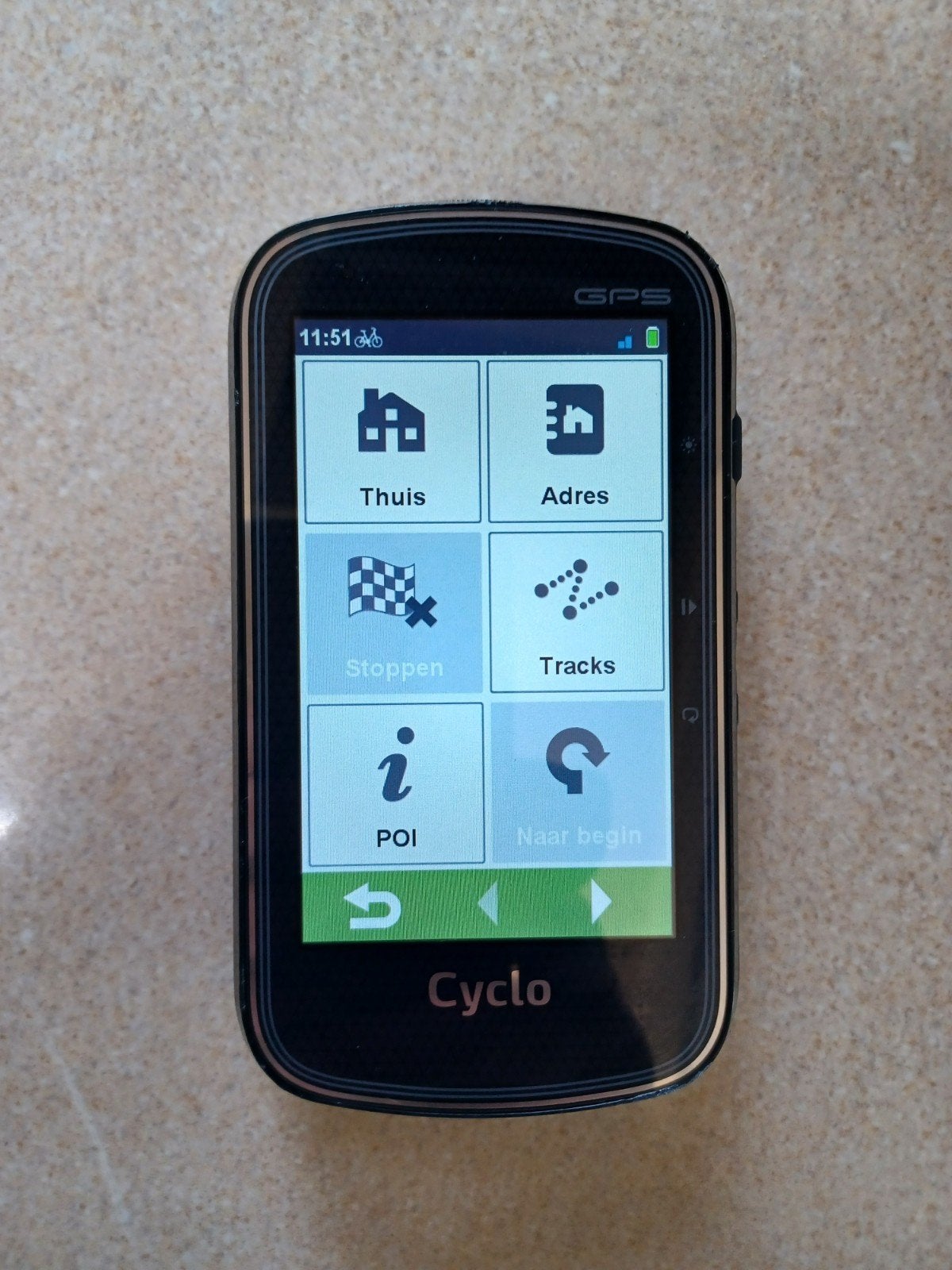 Mio Cyclo 400 fietscomputer/navigatie met GPS, Ophalen of Verzenden, GPS, Gebruikt