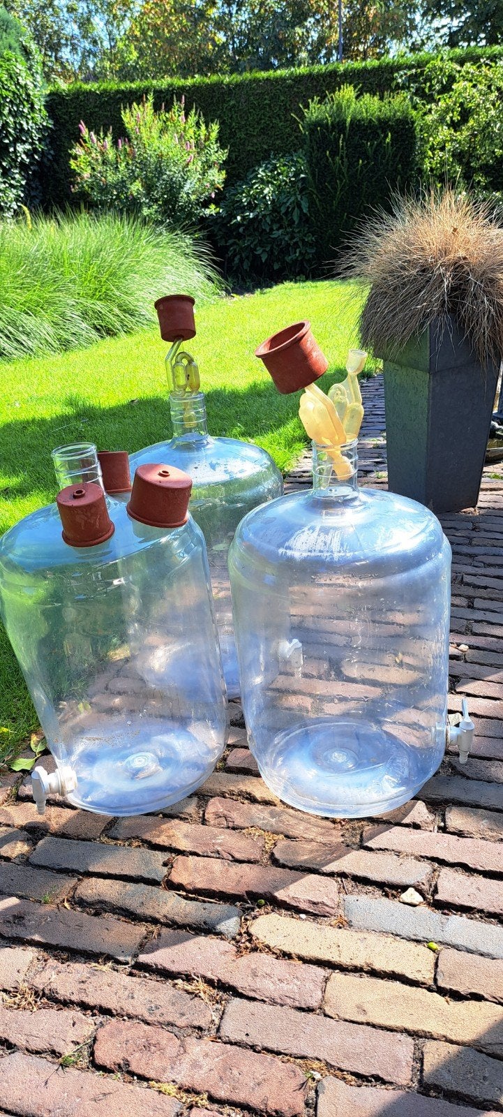 Wijnvaten voor zelf wijn maken - 3 stuks, Verzamelen, Wijnen, Ophalen