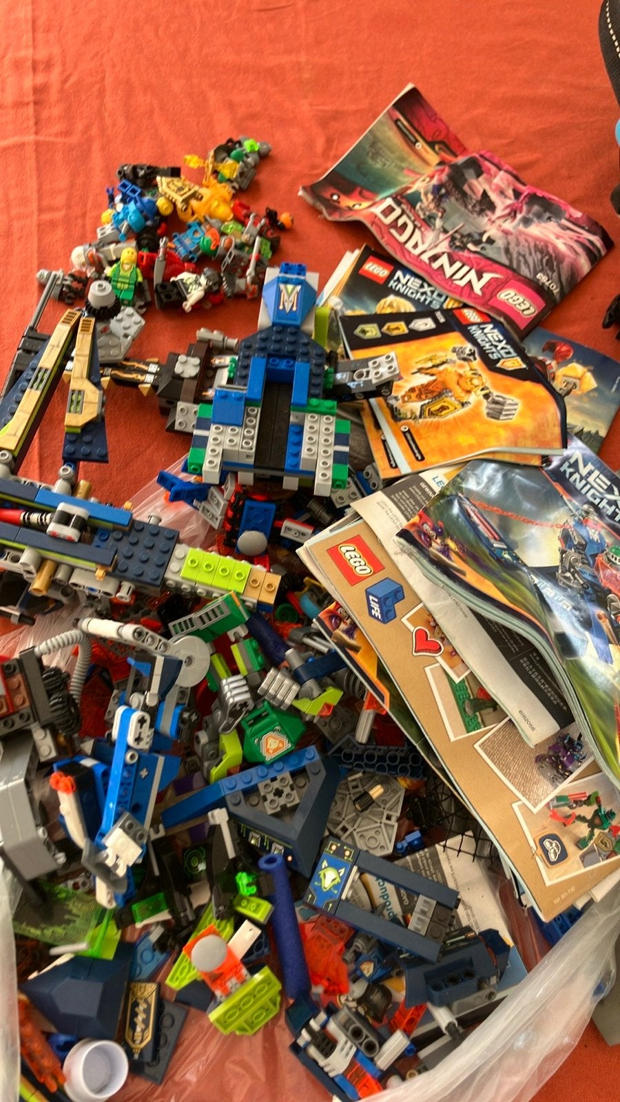 Grote partij LEGO met Ninjago en Nexo Knights, Kinderen en Baby's, Ophalen of Verzenden, Zo goed als nieuw, Overige merken