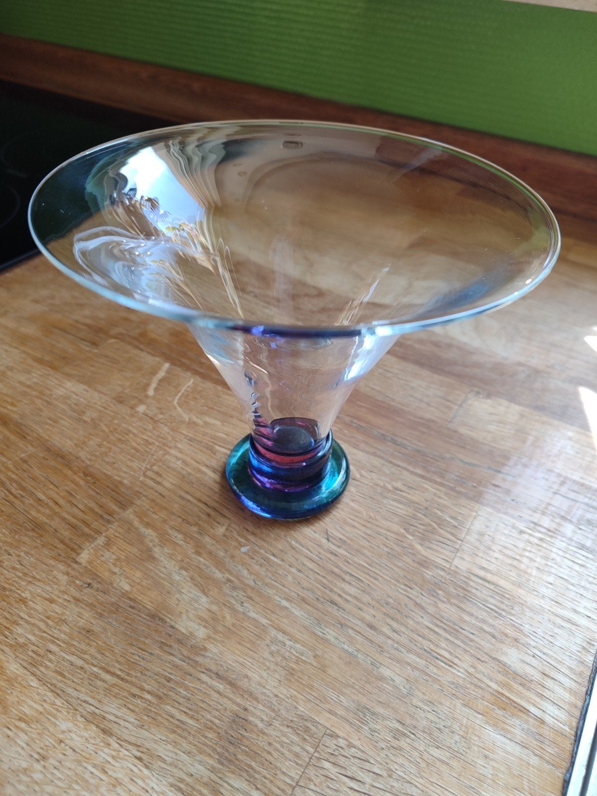 Gillies Jones rosedale design vaas glas, Ophalen of Verzenden, Zo goed als nieuw, Rond, Glas