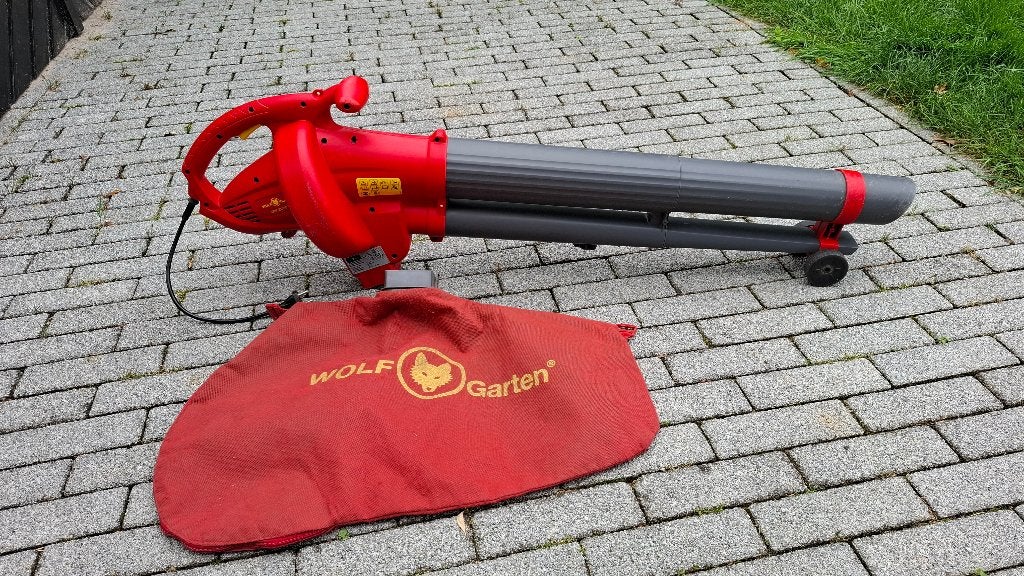 Wolf-Garten bladblazer LBV 2600 E, Ophalen, Gebruikt, Met opvangzak, Handgedragen