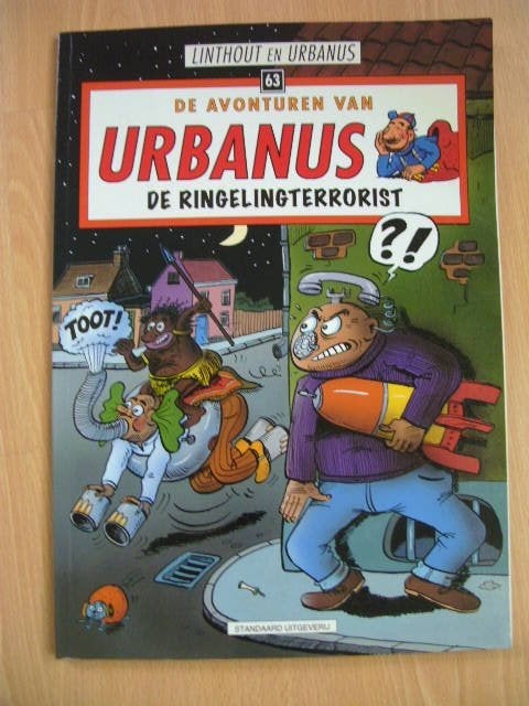 De avonturen van Urbanus deel 63, De ringelingterrorist, Eén stripboek, Ophalen of Verzenden, Zo goed als nieuw