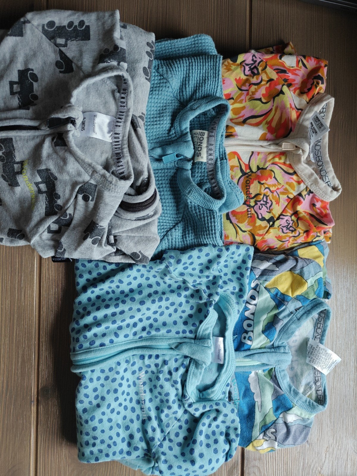 5x Bonds Australia wondersuit boxpakjes mt newborn - 3 mnd, Kinderen en Baby's, Ophalen of Verzenden, Zo goed als nieuw, Maat 128