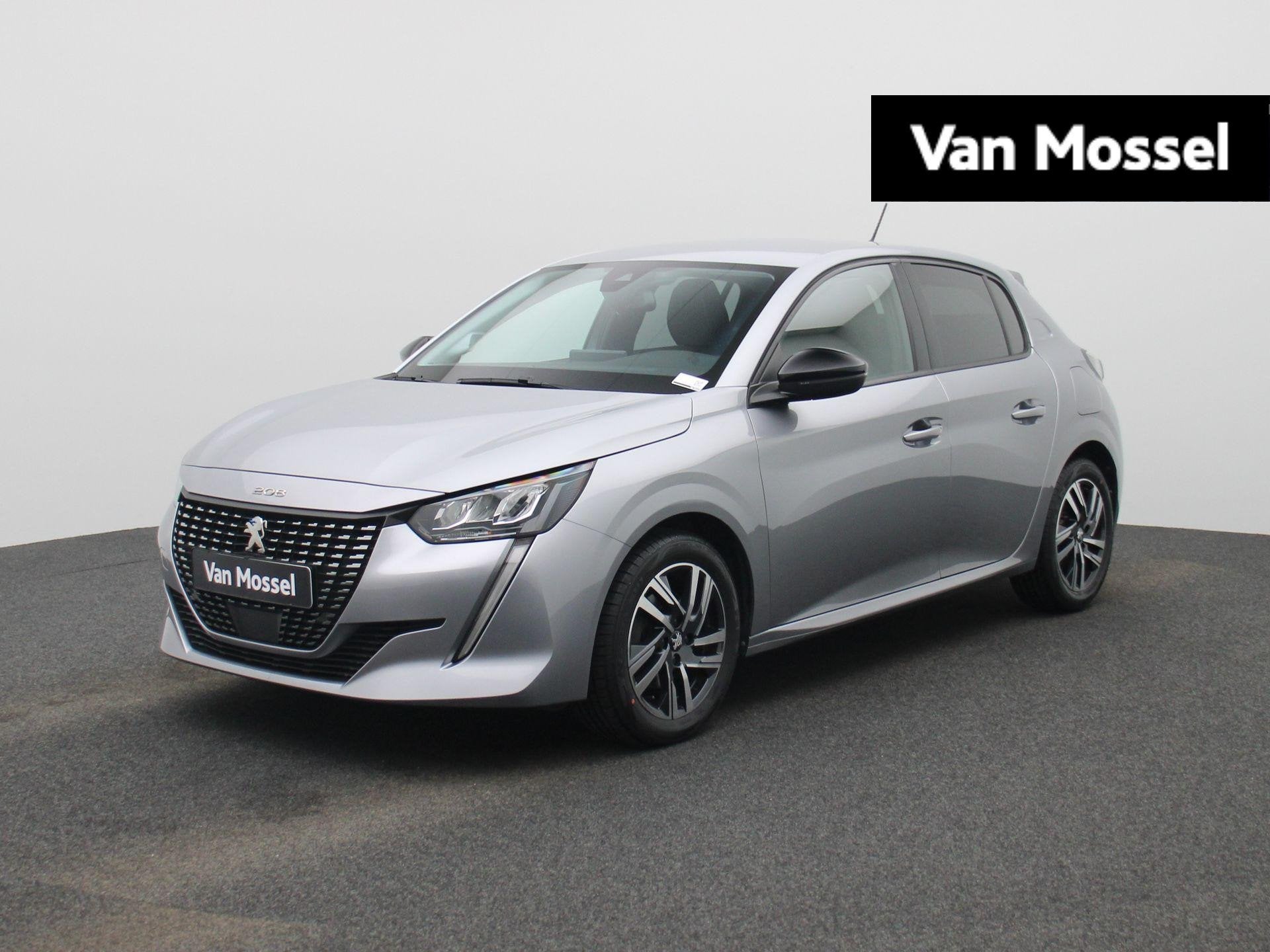 Peugeot 208 1.2 PureTech 100pk Allure | Navi | Camera | Stoe, 12 maanden, 101 pk, Gebruikt, Leder en Stof