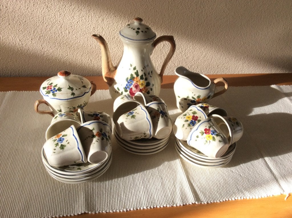 koffie servies - 15 delig, Overige materialen, Ophalen of Verzenden, Zo goed als nieuw, Overige stijlen